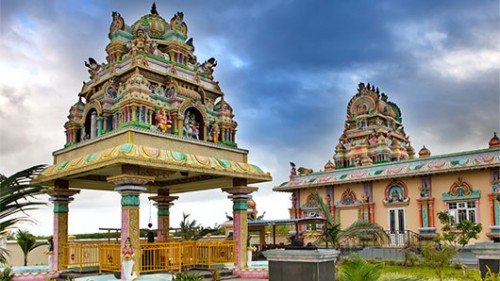 מקדש הינדי במאוריציוס. צילום: שאטרסטוק