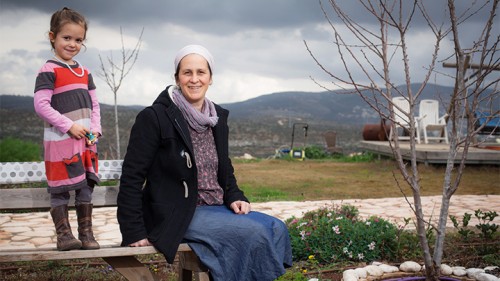 רעיה בלוך ובתה. צילום: אריק סולטן