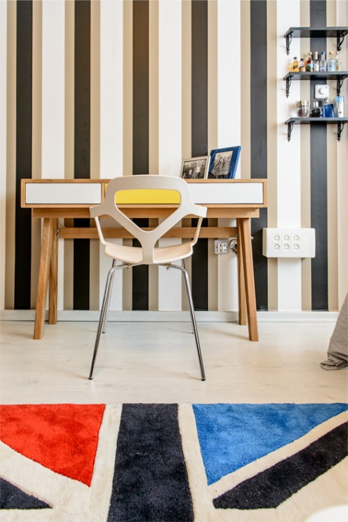 ככה זה נראה אחרי. חדר לחייל פצוע מאזור המרכז. עיצוב: שרית חביב, תמי שריר וצאלה פרסמן