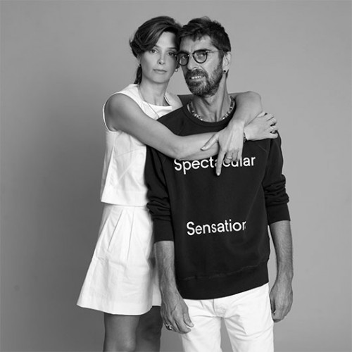 גל מכנסיים: חיה מיכלסון סמולרצ'יק, אבי חולצה: אקנה ל&quot;ורנר&quot;. מכנסיים: אוסף פרטי | צילום: זהר שטרית