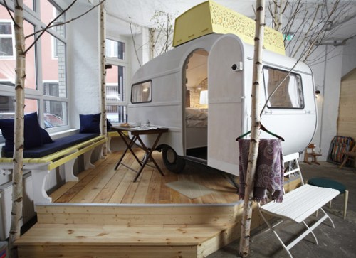 מלון באתר קרוואנים