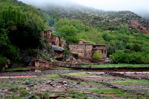 קסבה טיפוסית לאטלס הגבוה באזור העיירה אימליל. צילום: דודו בן-צור