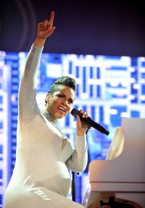 אלישיה קיז בטקס פרסי ה-MTV. צילום: gettyimages 