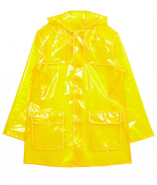 asos plastic raincoat