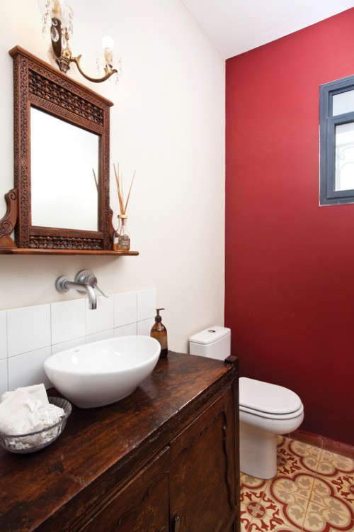 שירותי האורחים במראה כפרי- רומנטי