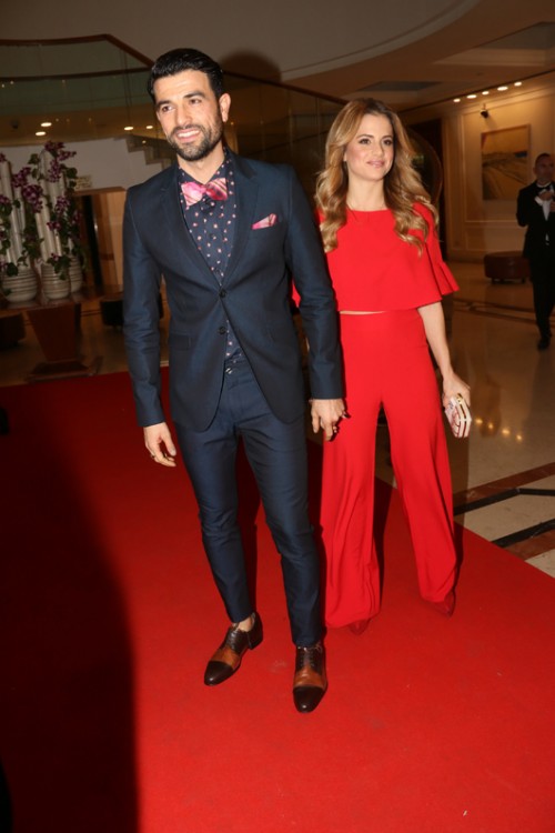 עמוס תמם ואשתו טל | צילום: אביב חופי