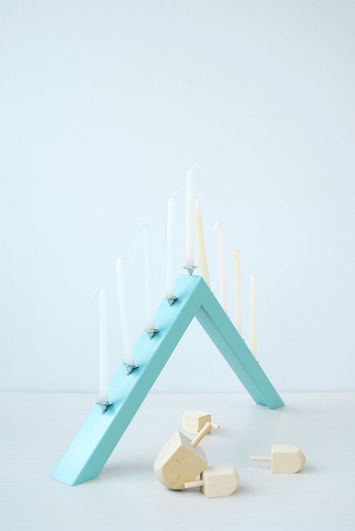 חנוכייה. הכנה וצילום: דילה באירמוב