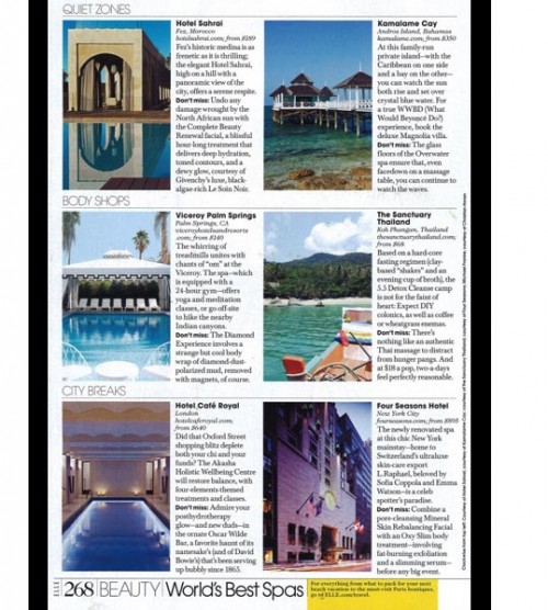 מתוך הכתבה שפורסמה בגיליון דצמבר 2014 של מגזין ELLE