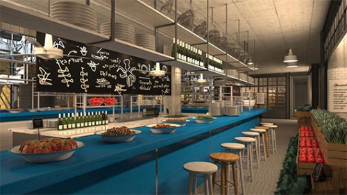 מיועד ל- 100 אלף איש | הדמייה של המתחם 