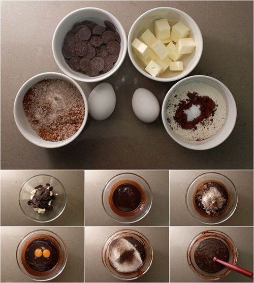 החומרים לבראוניז | צילום: נועם