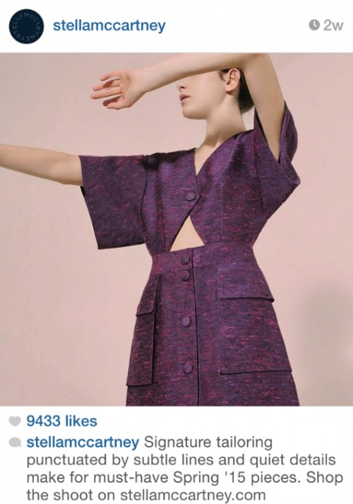מתוך האינסטגרם של stellamccartney מתוך האינסטגרם של stellamccartney