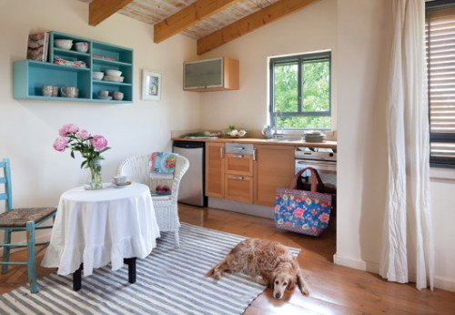 מטבחון בסוויטת המגורים בקומת הגג