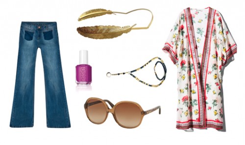 פריטי לבוש ואקססוריז ללוק סבנטיז טרנדי