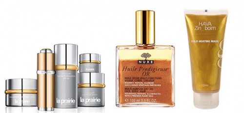 זהב, טיפוח, מוצרי טיפוח, פנים