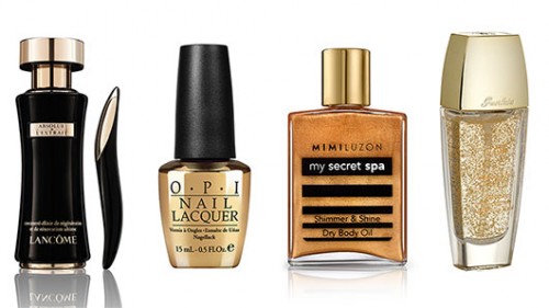 זהב, טיפוח, מוצרי טיפוח, פנים