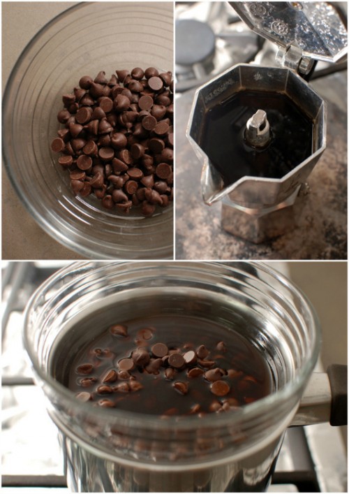 פצפוצי שוקולד בבריכת קפה | צילום: בלוג פצפוצים