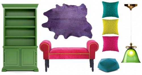 פריטים בצבעוניות נועזת ועליזה 