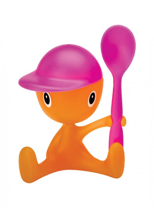 מעמד לביצה עם כפית בעיצוב ג'יובנוני | צילום: פאולה פרנצ'סקה