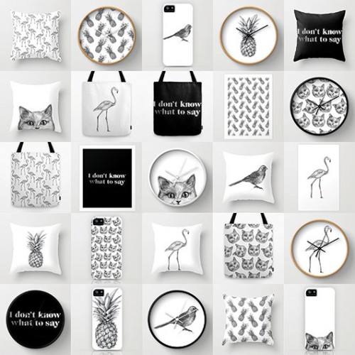 הדפסים מקוריים של אמנים ב- society6.com | צילום באדיבות Sibling&amp;co