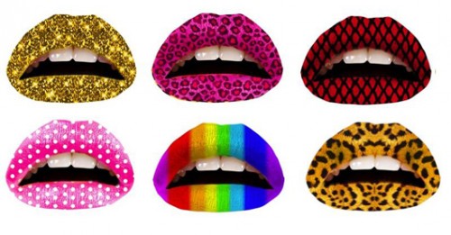 מדבקות שפתיים זמניות של Violent Lips | צילום: יח"צ 