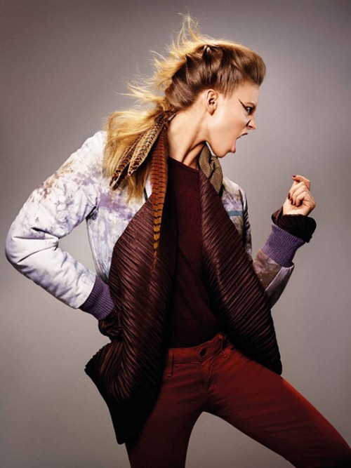 הצמה המרושלת באקסטרים. הדוגמנית מרלה פברי ל-Toni&amp;Guy &nbsp; | צילום: רנקין