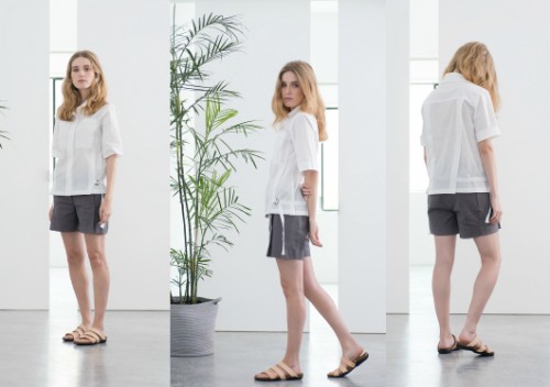 חולצה לבנה של המותג המקומי Magpie Goose | צילום: אנה ווינד