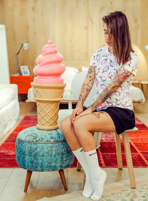 סגנון אופנתי ייחודי המשלב בין חספוס לנגיעות ילדותיות. שירנקה | צילום מתוך האינסטגרם של שירן כדר מילר @shiranka