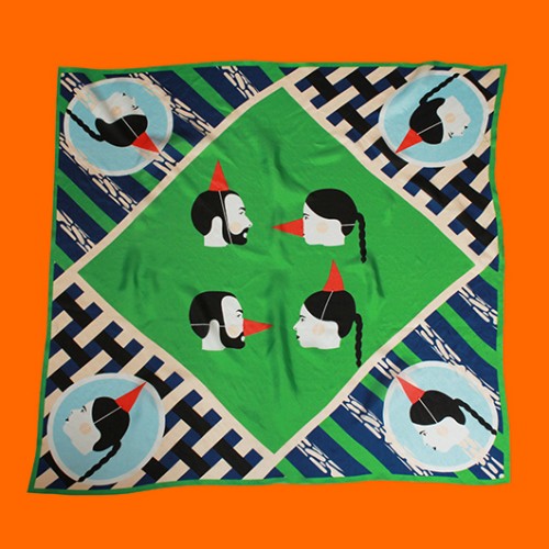 הצעיפים המשמחים של מיס טל | צילום: טל דרור