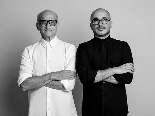 אלי ויוסי טוטאל לוק Sketch, משקפיים תום פורד | צילום: רון קדמי