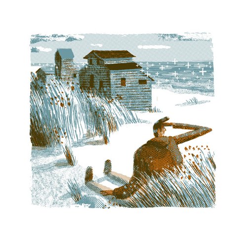 עבודתו של אסף בן ארוש "האיש בים", מכללת מנשר לאומנויות