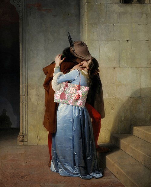 עבודה של כריס רילס מתוך פרויקט האמנות של גוצ'י