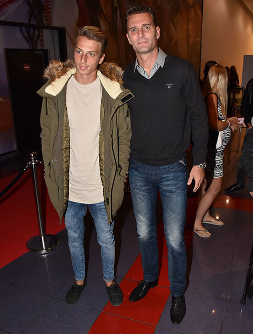 לירון שטראובר וחבר | צילום: אביב חופי