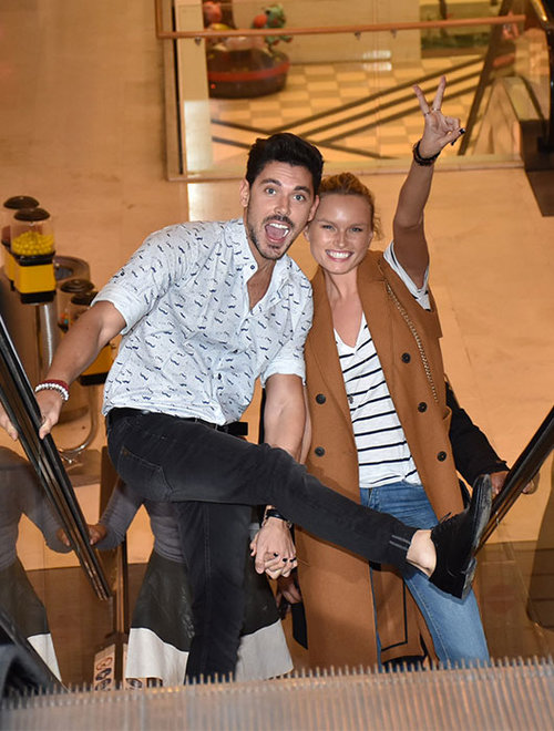 באתם ישר מהקלרה? אלכסה דול ורז זלצרמן | צילום: אביב חופי