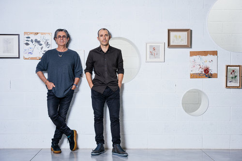 מימין: פיצו קדם ויונתן מונג'ק | צילום: שי פרנקו