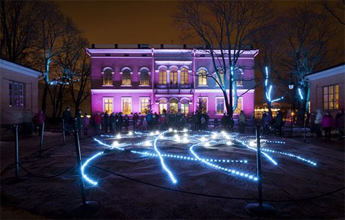 פסטיבל האורות בהלסינקי. צילום: shutterstock