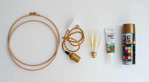 עשה זאת בעצמך, גוף תאורה. הכנה וצילום: דילה באירמוב