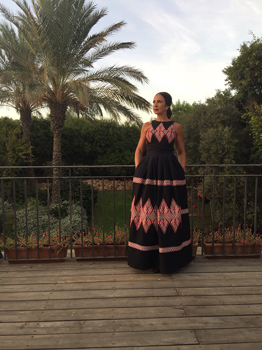 מתוך האינסטגרם של לאה שנירר. השמלה של מילי דהן