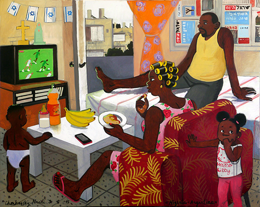 "ניגריה-ארגנטינה" | צילום: באדיבות גלריה רוזנפלד, תל אביב