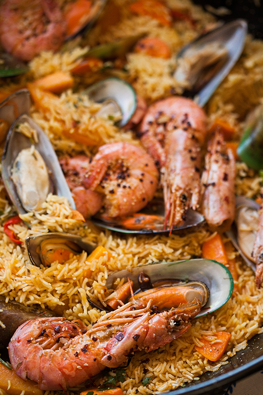 פאייה שרימפס ומולים | צילום: אפיק גבאי