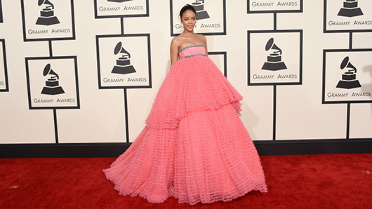 ריהאנה בג'יאמבטיסטה ואלי קוטור, טקס פרסי הגראמי | צילום: GettyImages