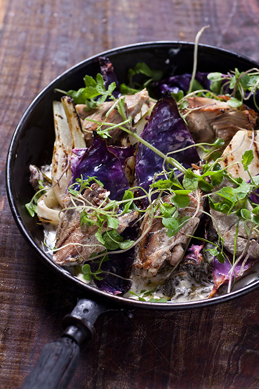 שוק גדי עם ירקות חורף ונבטוטי חרדל | צילום: איתאיל ציון