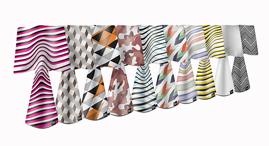 מנורות שולחן צבעוניות עשויות PVC של המעצב ג'נרו קומונאלה | צילום: יח"צ