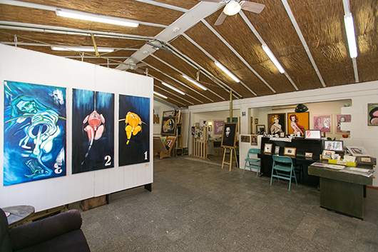 הסטודיו של אסף בריל | צילום: שירן כרמל