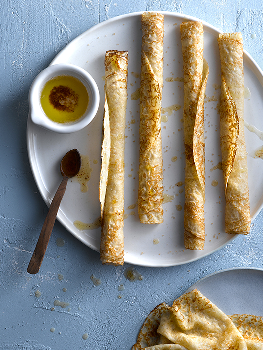 הקרפ הברטונאי הקלאסי עם חמאה וסוכר | צילום: רונן מנגן