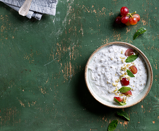 שינינה: יוגורט עם תרד, פריקה ונענע | צילום: בועז לביא