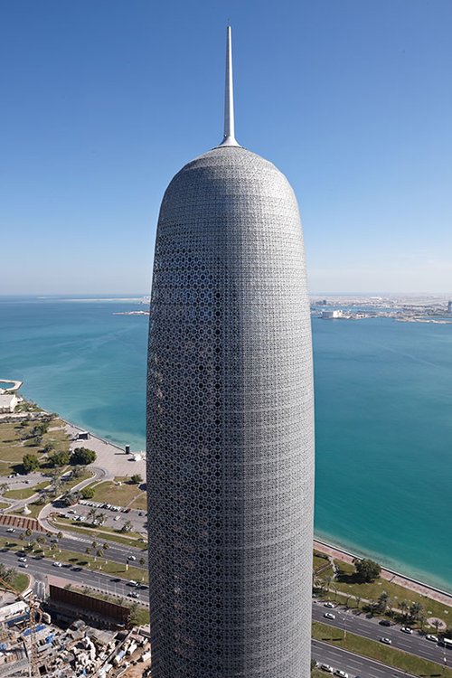 "מגדל דוחַה" | צילום: Ateliers Jean Nouvel. Photos CSCEC