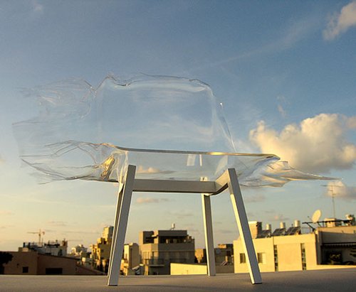 Fracture Stretched chair