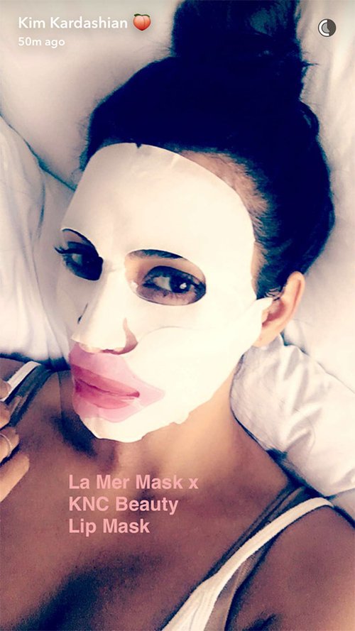 צילום מתוך הסנאפצ'ט של קים קרדשיאן