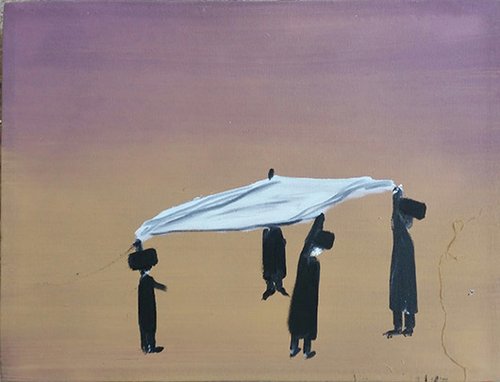 "גבהים", 2015, שמן על בד, 35.5X44.5 ס"מ | שי אזולאי | באדיבות גלריה עינגע, תל אביב