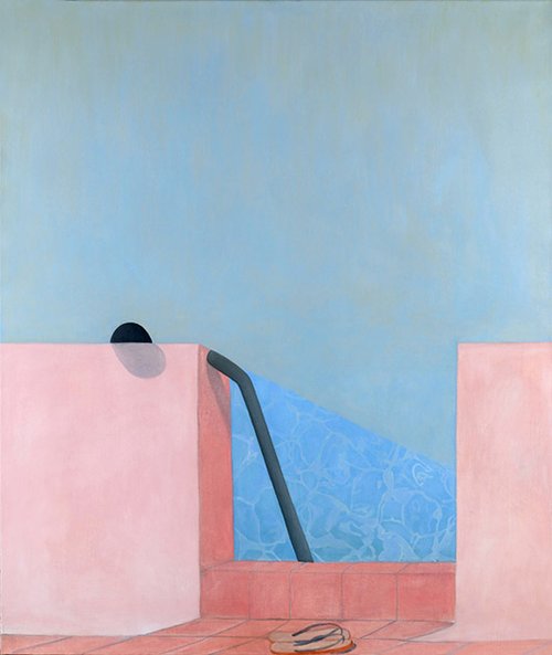  "מקווה", 2010, שמן על בד, 130X150 ס"מ | שמעון פינטו | צילום: ציקי אייזנברג 